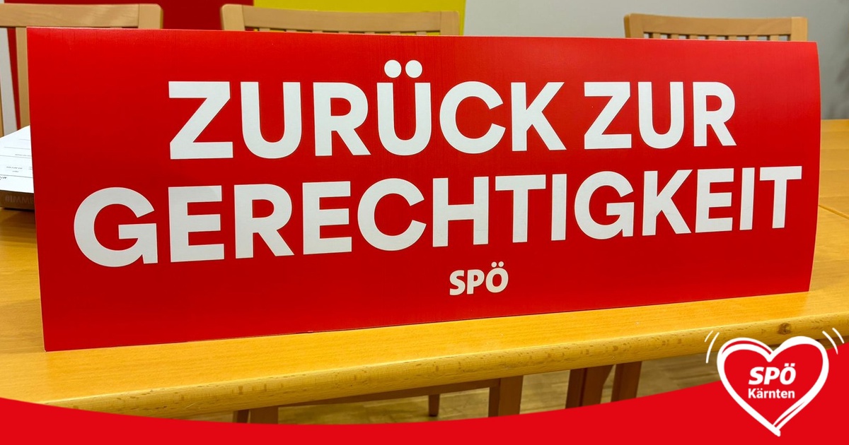 Jahreshauptversammlung SP&Ouml; Sittersdorf